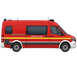 Einsatzleitwagen (ELW 1), Seitenansicht