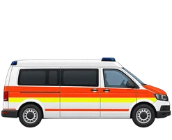 Krankentransportwagen (KTW), Seitenansicht