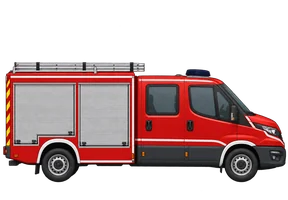 Mittleres Löschfahrzeug (MLF), Seitenansicht
